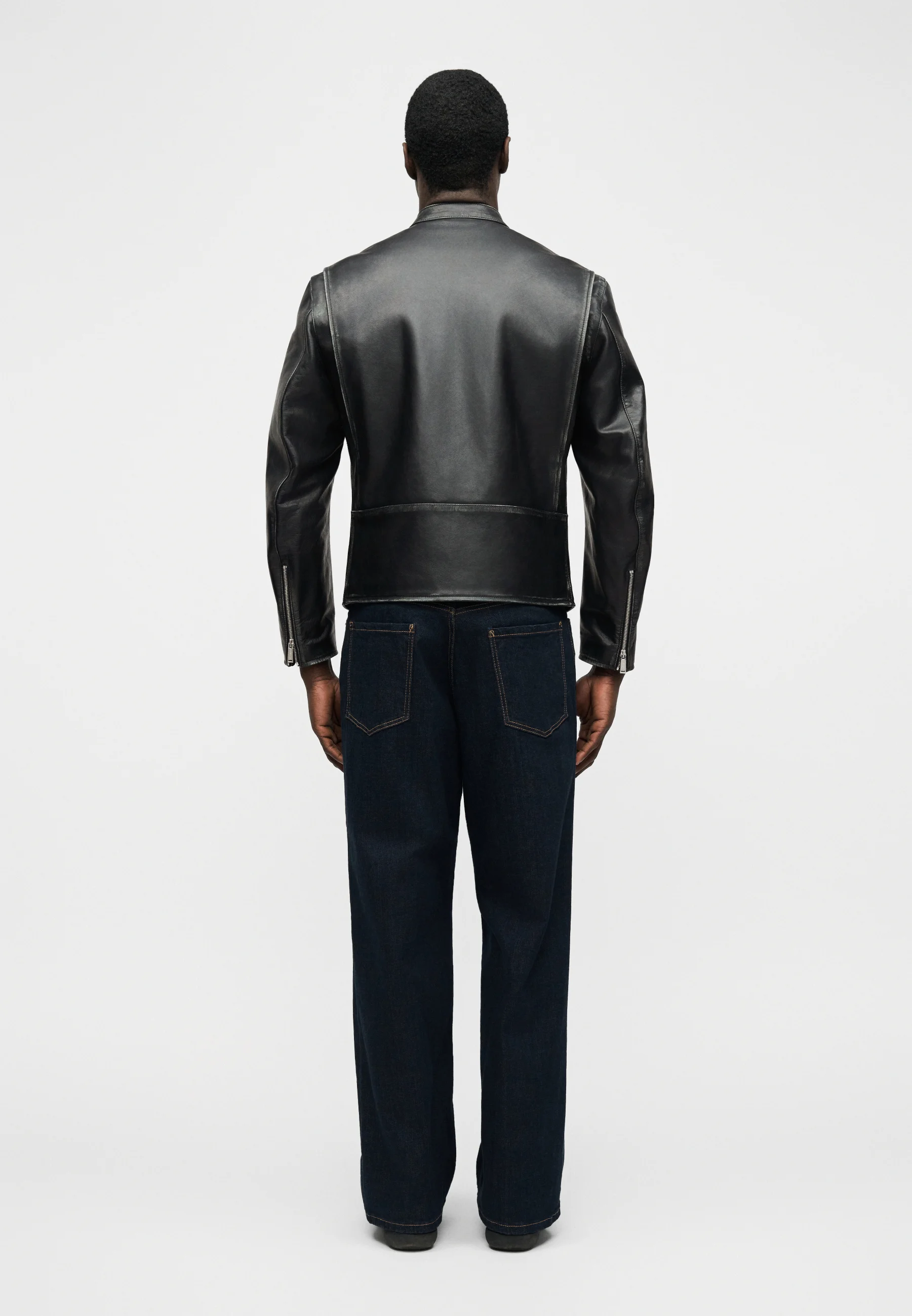 Men’s Black Biker Leather Jacket | Bold, Rugged & Timelessly Crafted