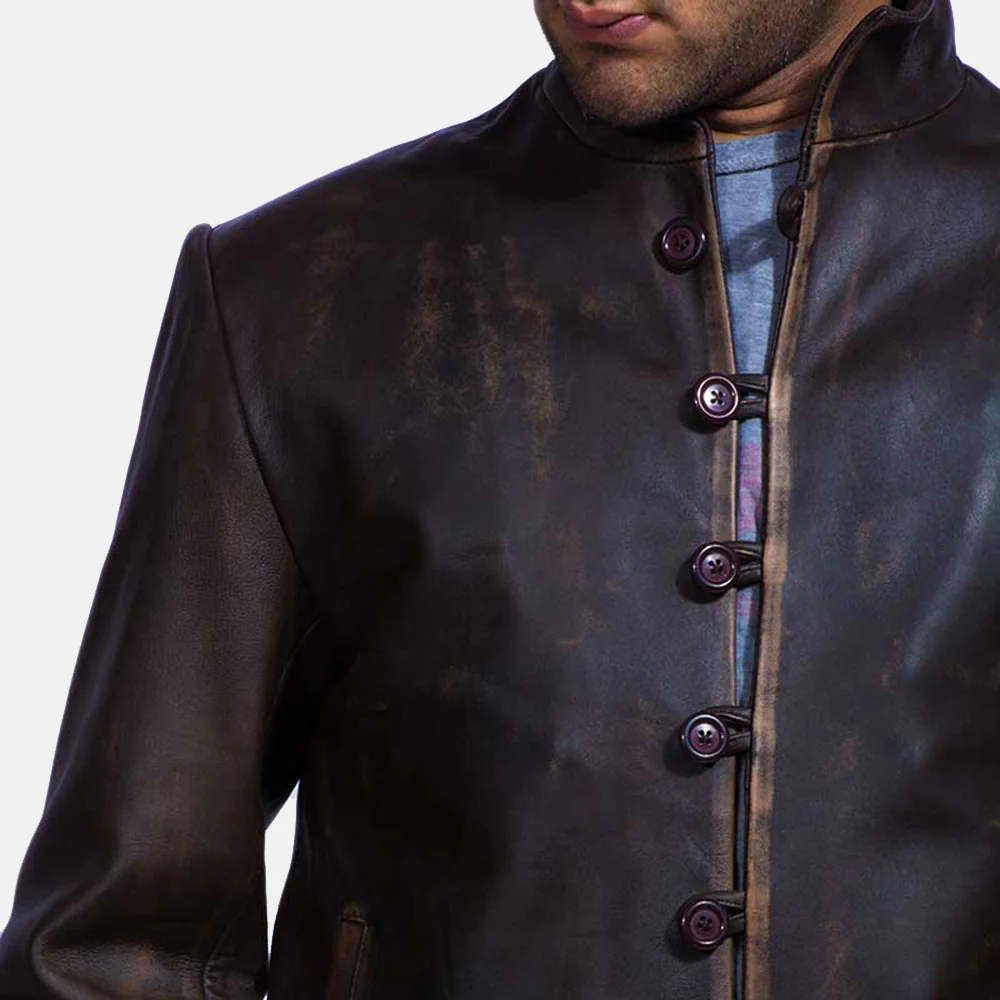 Drakeshire Ultimate Brown Men Leather Jacket