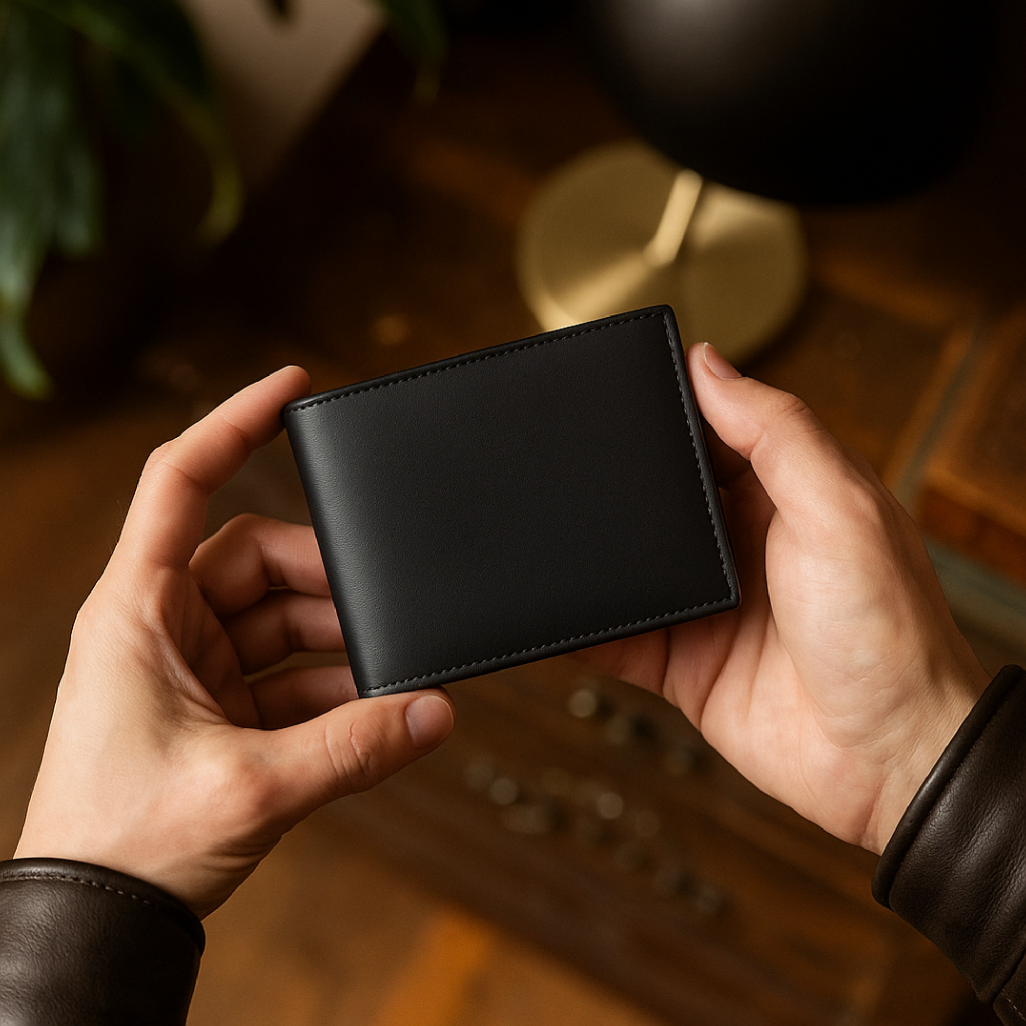 The Midnight Vault – Premium Leather Wallet