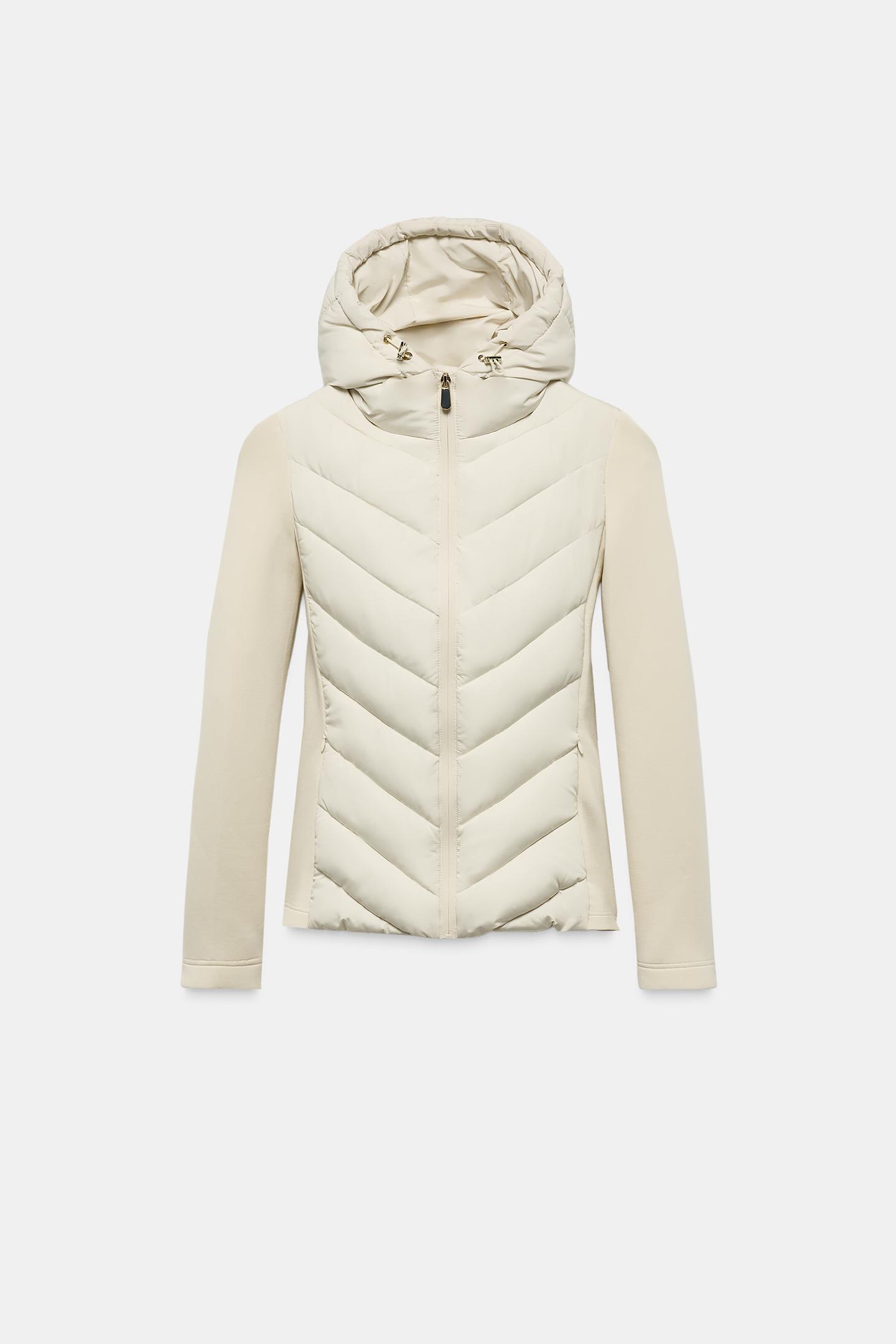Chic & Weather-Ready Women’s Combined Quilted Puffer Jacket 