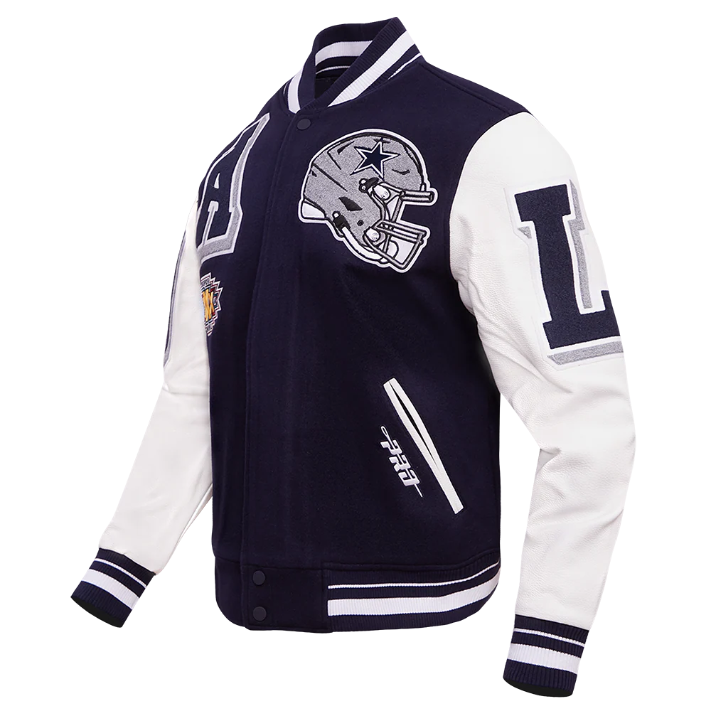 Dallas Cowboys Mashup Wool Varsity Jacket For Women