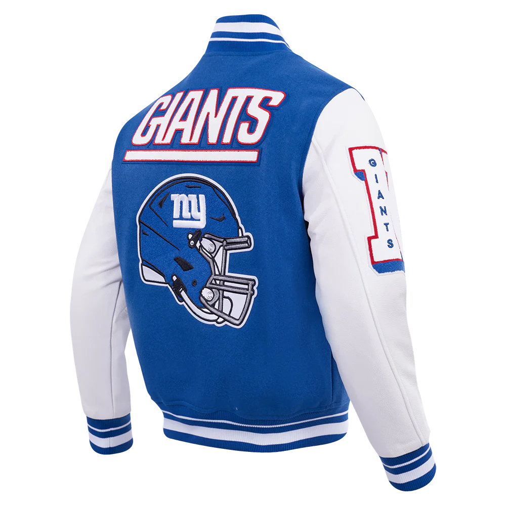 New York Giants Mashup Wool Varsity Jacket For Women