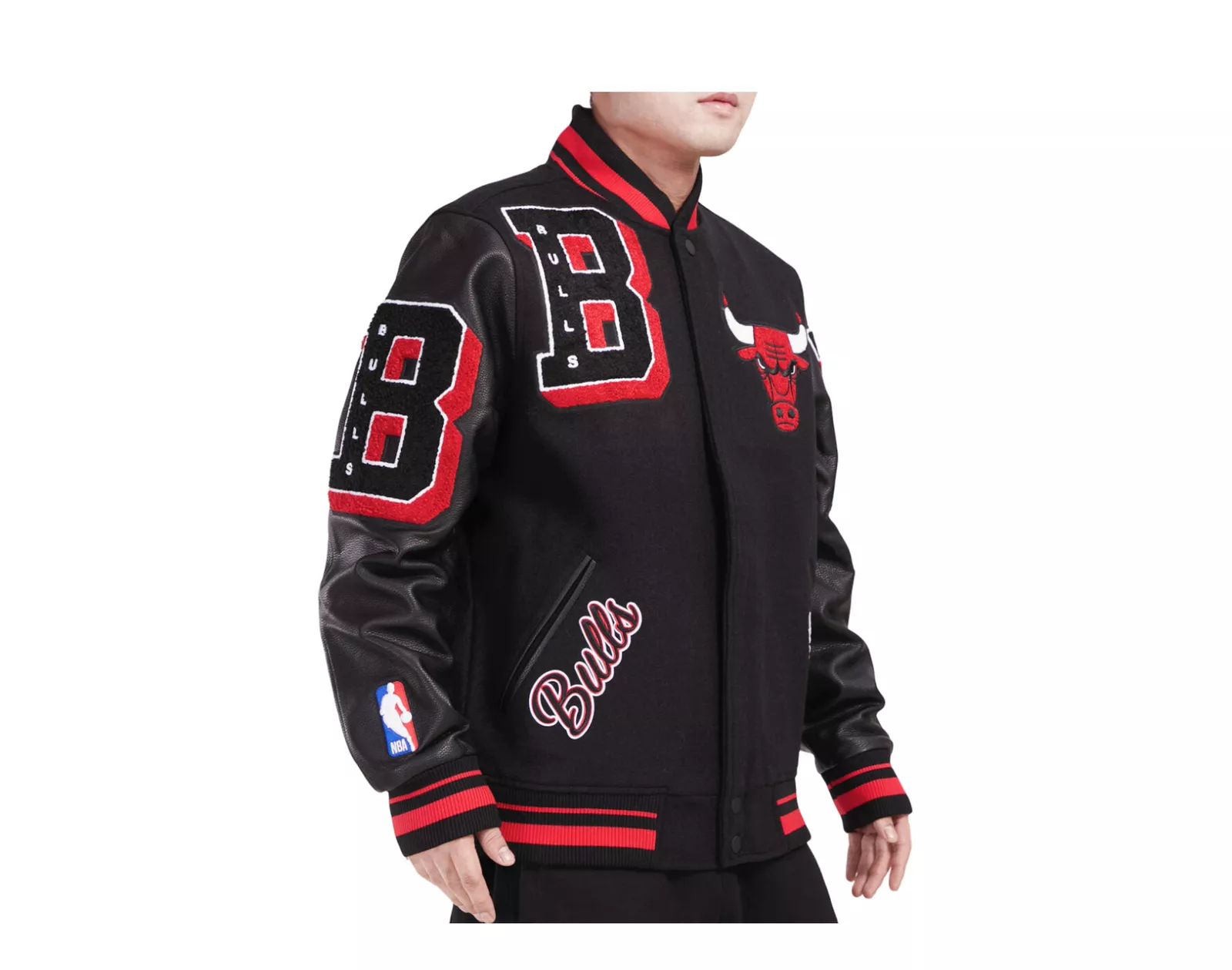 Chicago Bulls Mashup Wool Varsity Jacket For Men