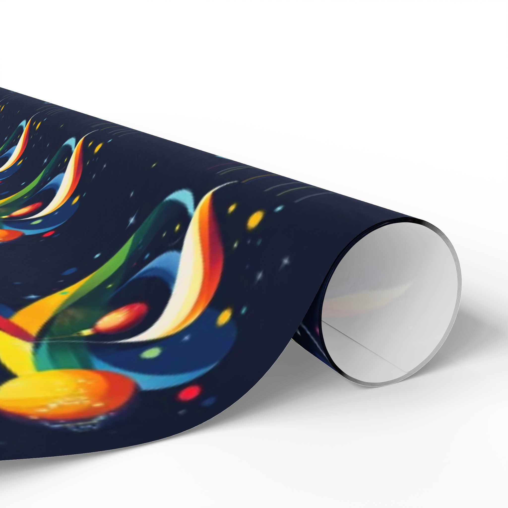 Orange Ornament Wrapping Paper