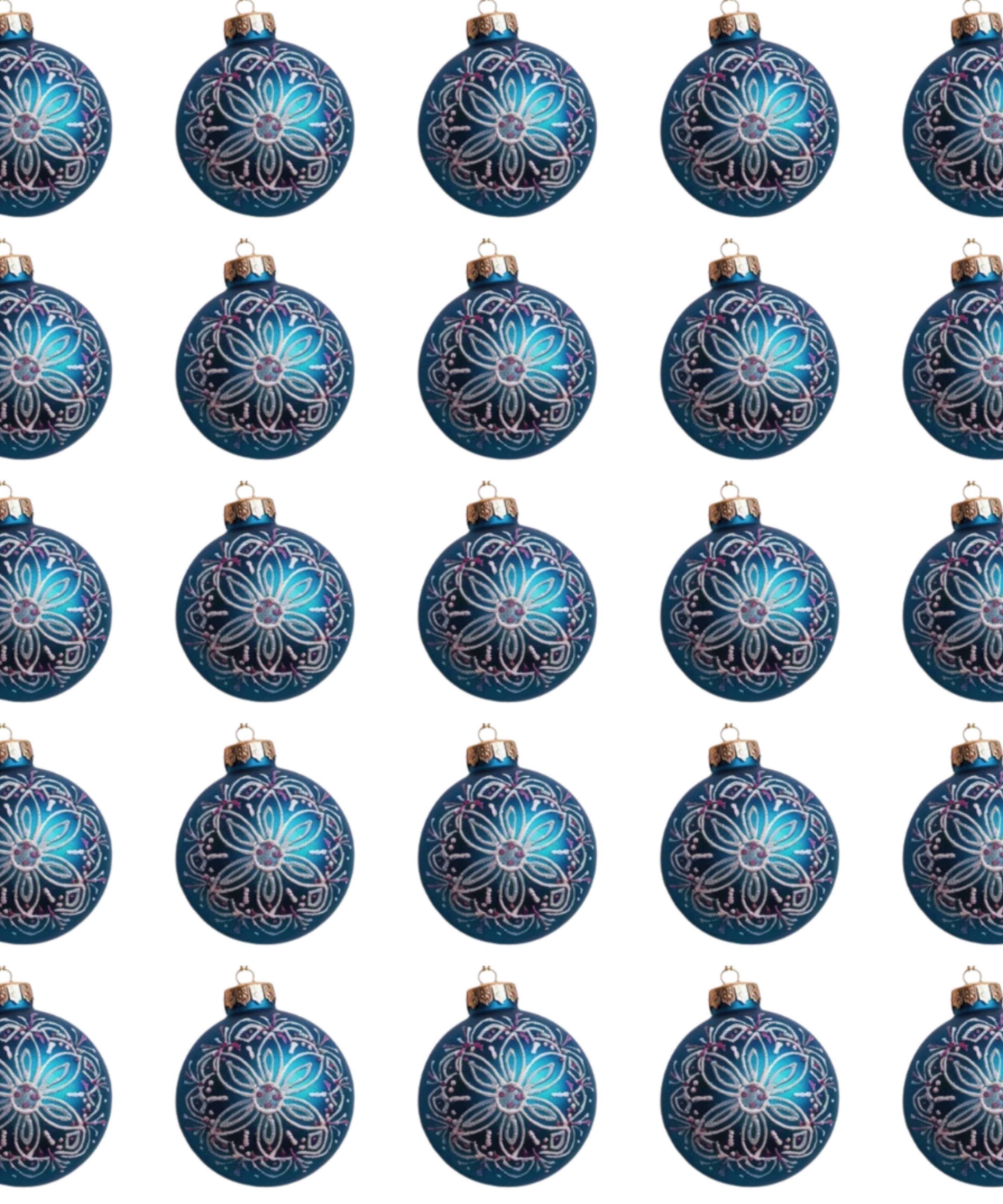 Decorative Ornament Wrapping Paper