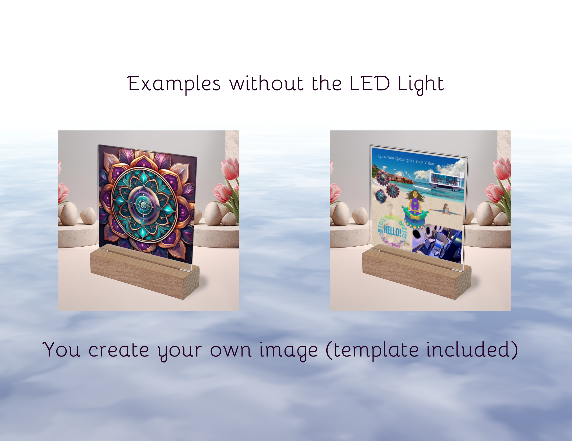 Glow Your Goals - Acrylic Vision Board