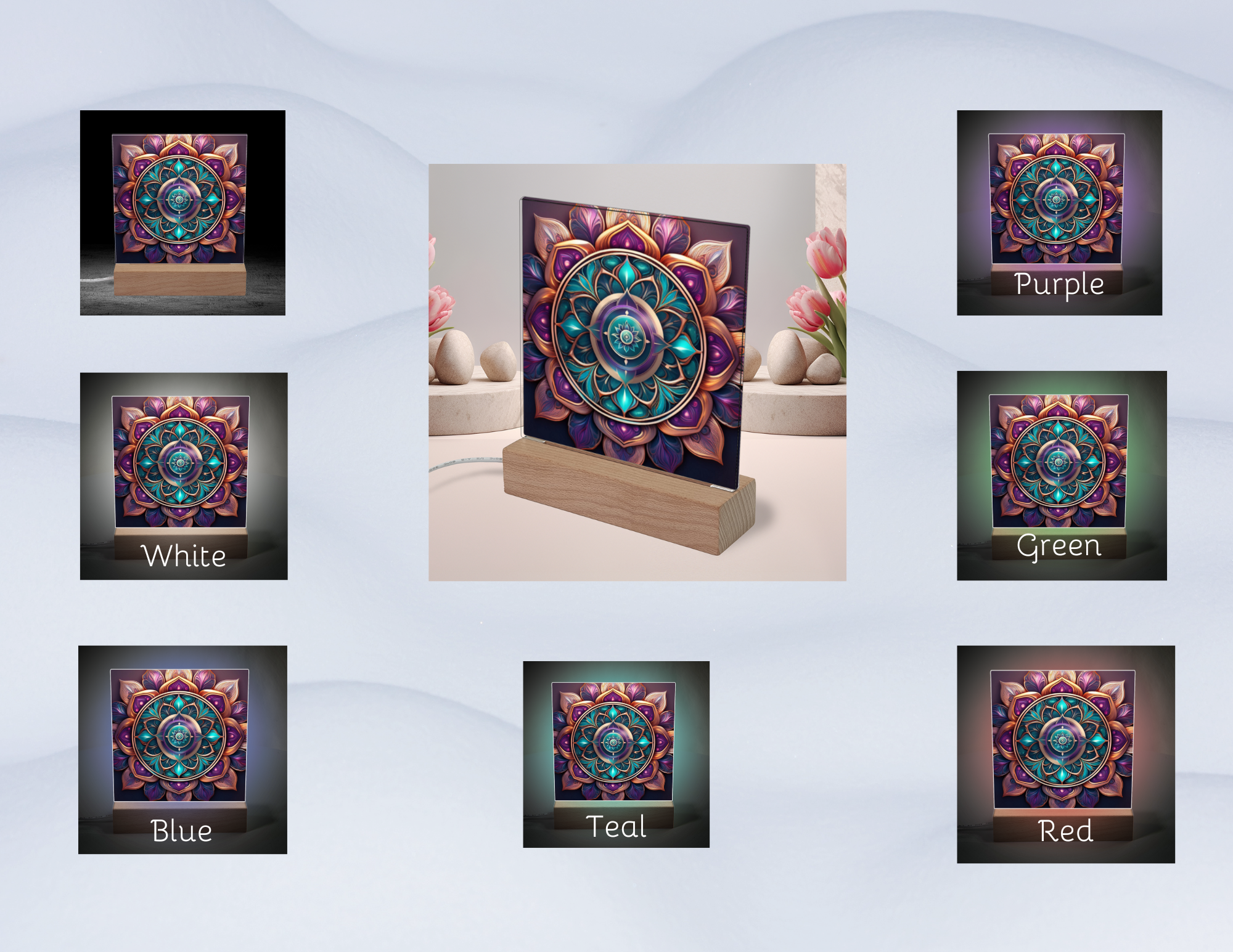 Glow Your Goals - LED - Acrylic Vision Board