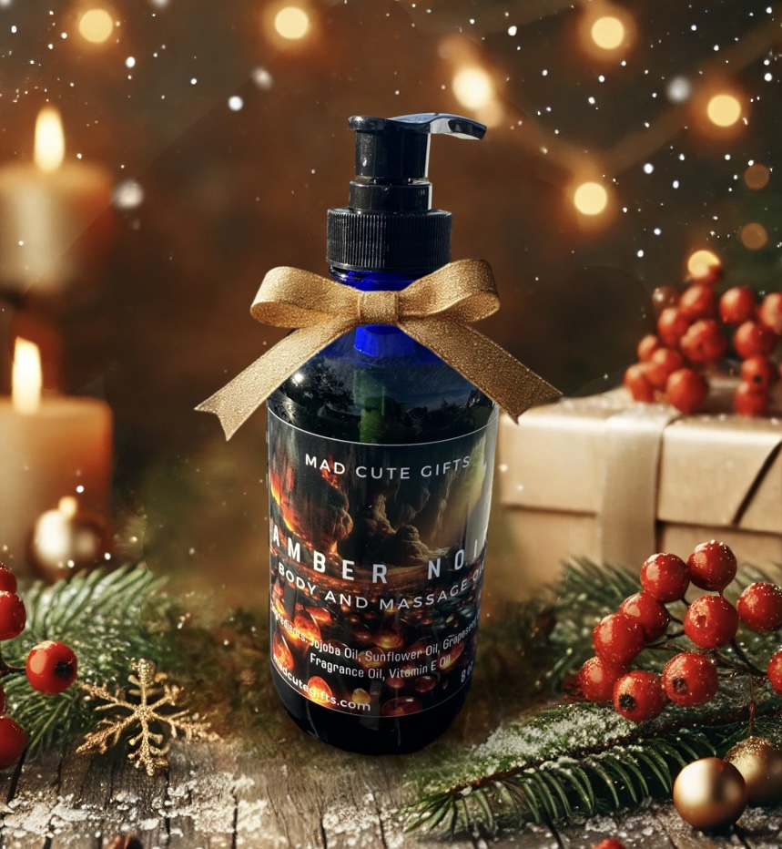 Amber Noir Body and Massage Oil