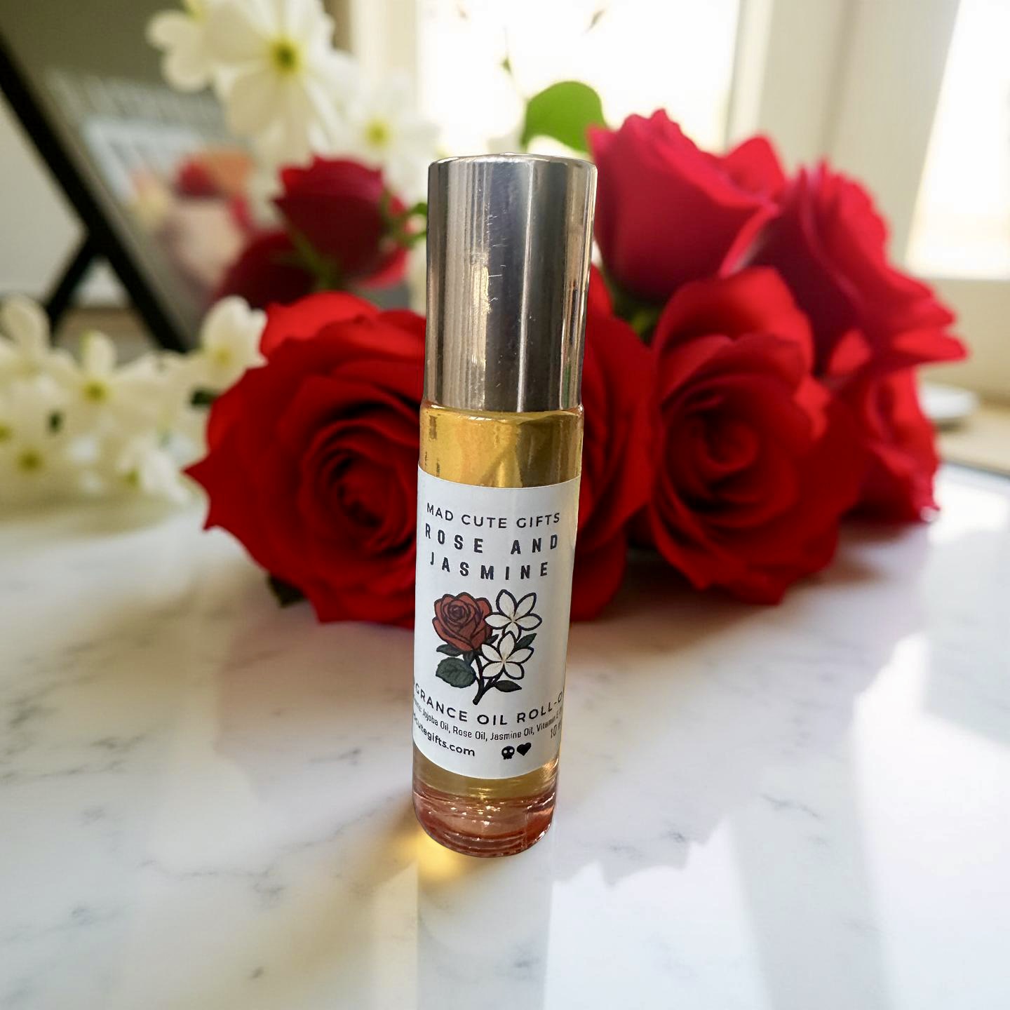 Rose and Jasmine Fragrance Oil Roll-on