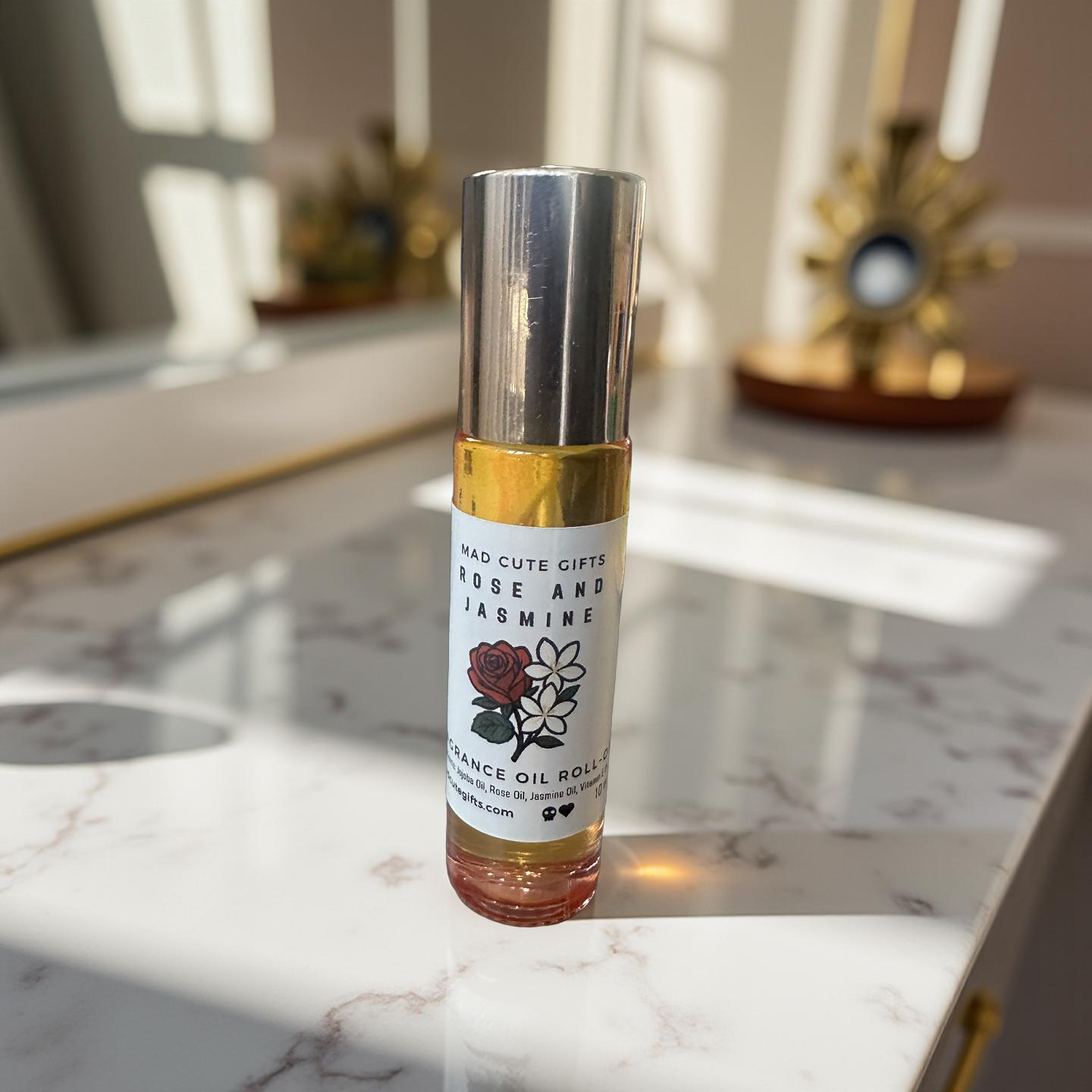 Rose and Jasmine Fragrance Oil Roll-on