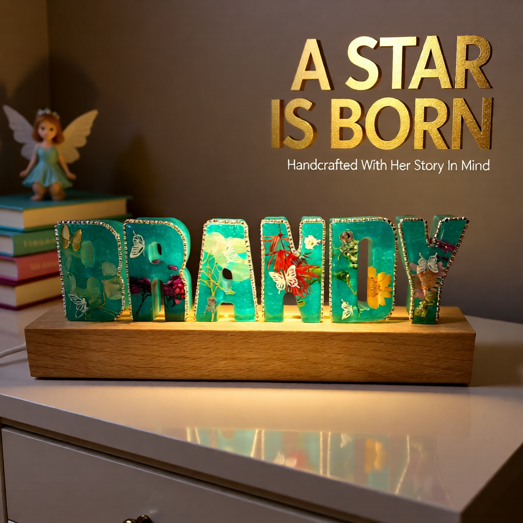 New Name Signs With A Little Bling (3-9 Letters)