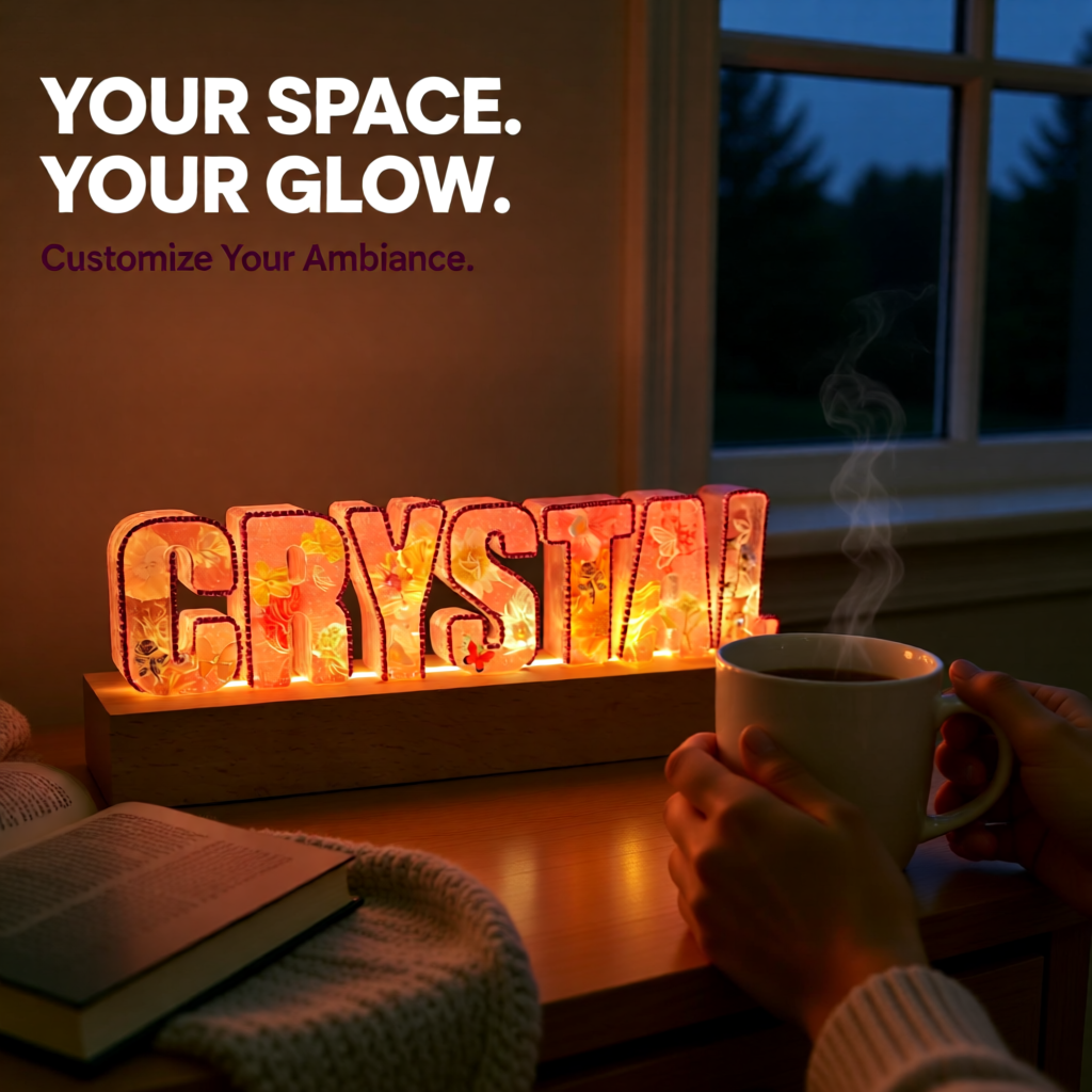 New Name Signs With A Little Bling (3-9 Letters)