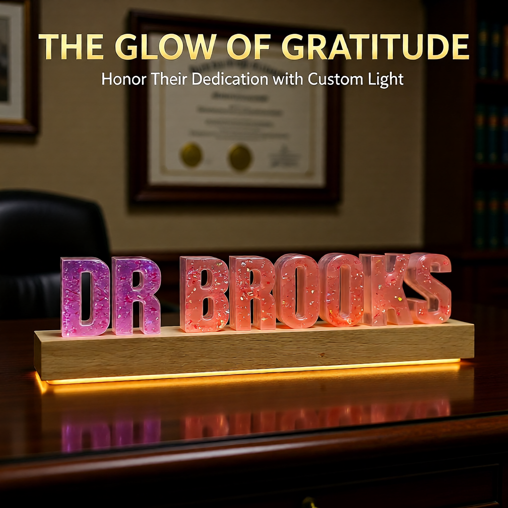 ONE COLOR Name Signs (3-9 Letters)