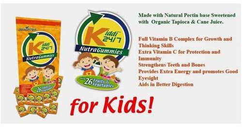 Kiddi 24/7 NutraGummies - The Complete Chewable Supplement for Kids of AIM GLOBA