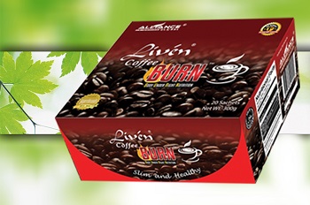 Liven Burn Coffee Slimming Weight Loss Coffee Fat Burner 20 sachets/Box AIM Global  USA