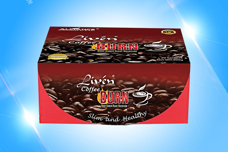 Liven Burn Coffee Slimming Weight Loss Coffee Fat Burner 20 sachets/Box AIM Global  USA