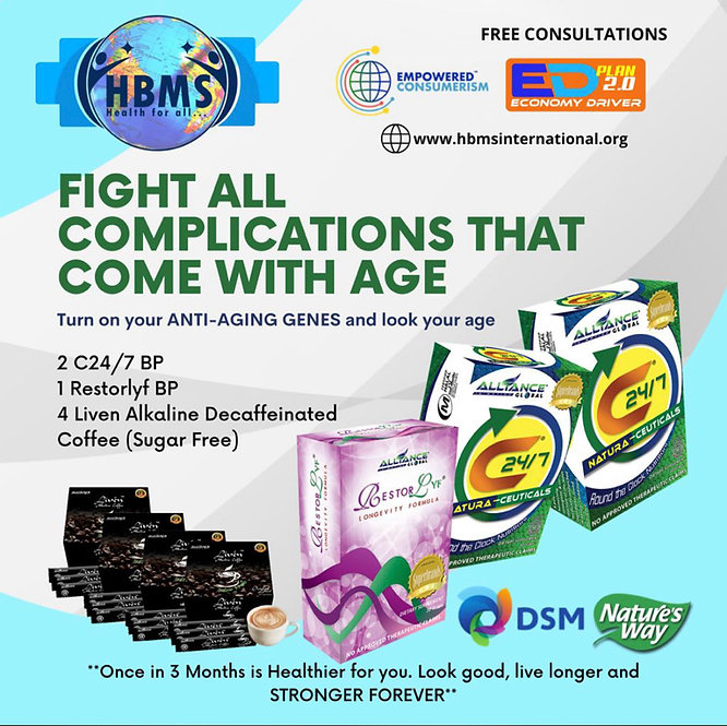 Fight All Complications that Come With Age (Anti-Aging) by AIM GLOBAL