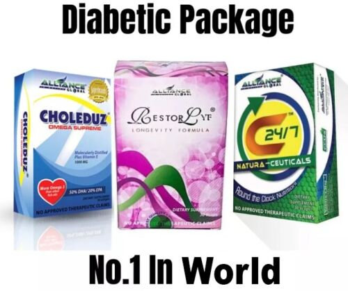 Diabetic Package: Treats Blood Sugar and Diabetes 90 Capsules (AIM GLOBAL)