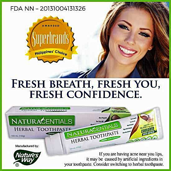 NaturaCentials Herbal Toothpaste of AIM Global USA
