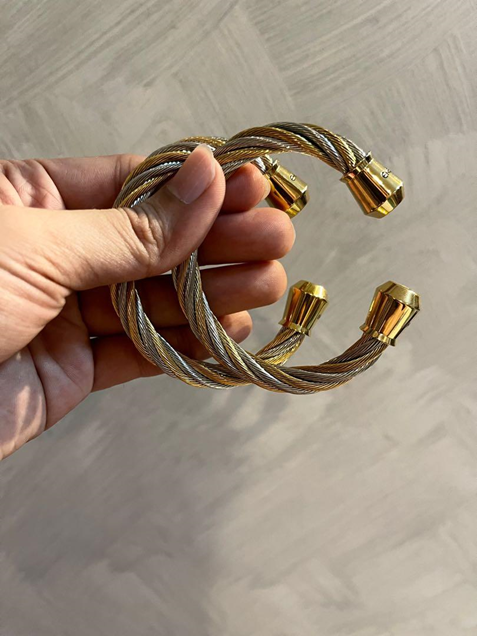 Custom 24k Gold ENER-CHI Bracelet OF AIM GLOBAL