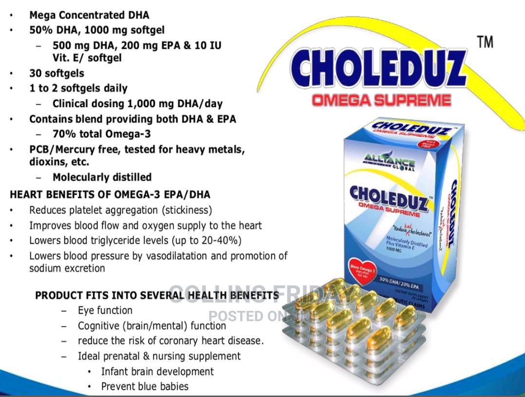 CHOLEDUZ Omega Supreme: Anti-inflammatory (FISH OIL) 30 Capsules In AIM Global USA