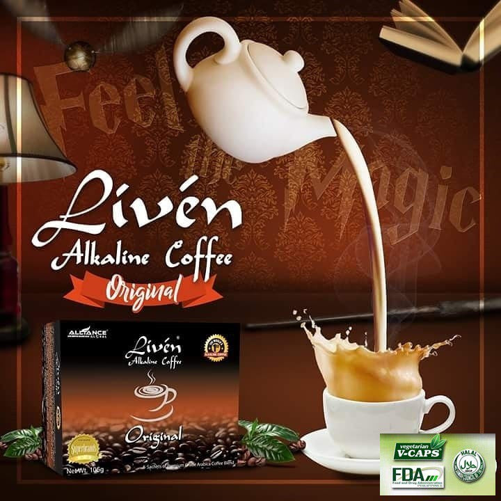 Liven Alkaline Coffee – Original of AIM Global USA