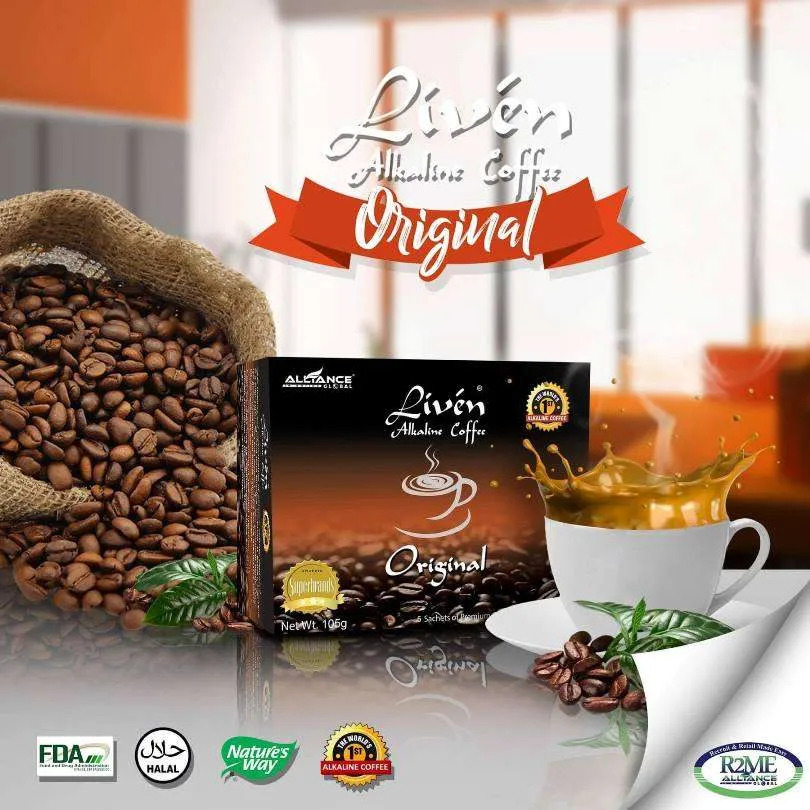 Liven Alkaline Coffee – Original of AIM Global USA