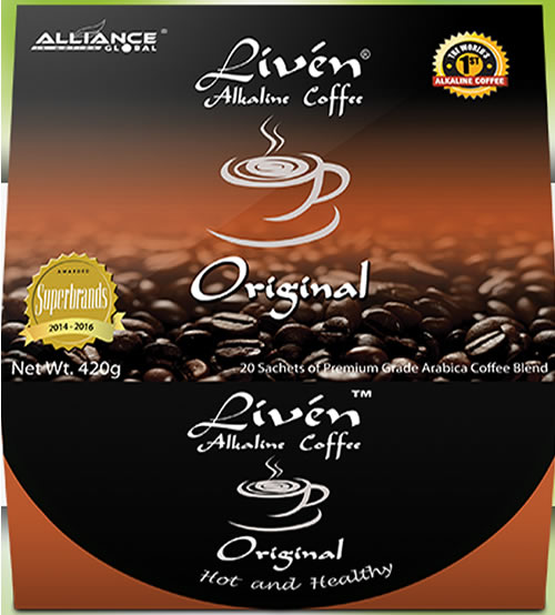 Liven Alkaline Coffee – Original of AIM Global USA