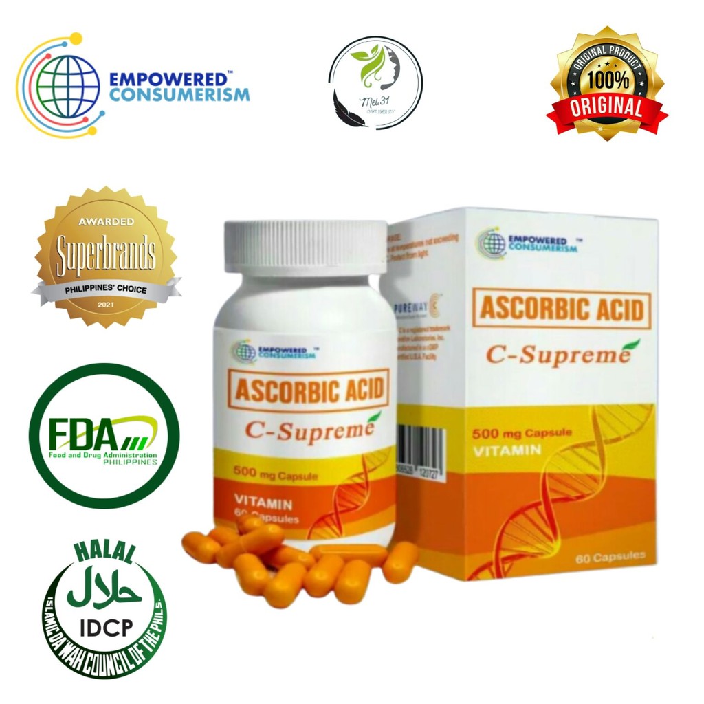 AIM GLOBAL C - SUPREME ASCORBIC ACID VITAMIN C 500mg (60 capsule)