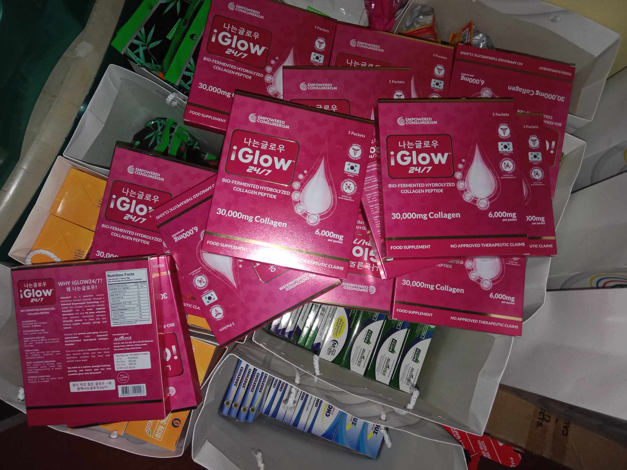 iGlow 24/7 The SMART COLLAGEN supplement 20 Sachets of AIM Global USA