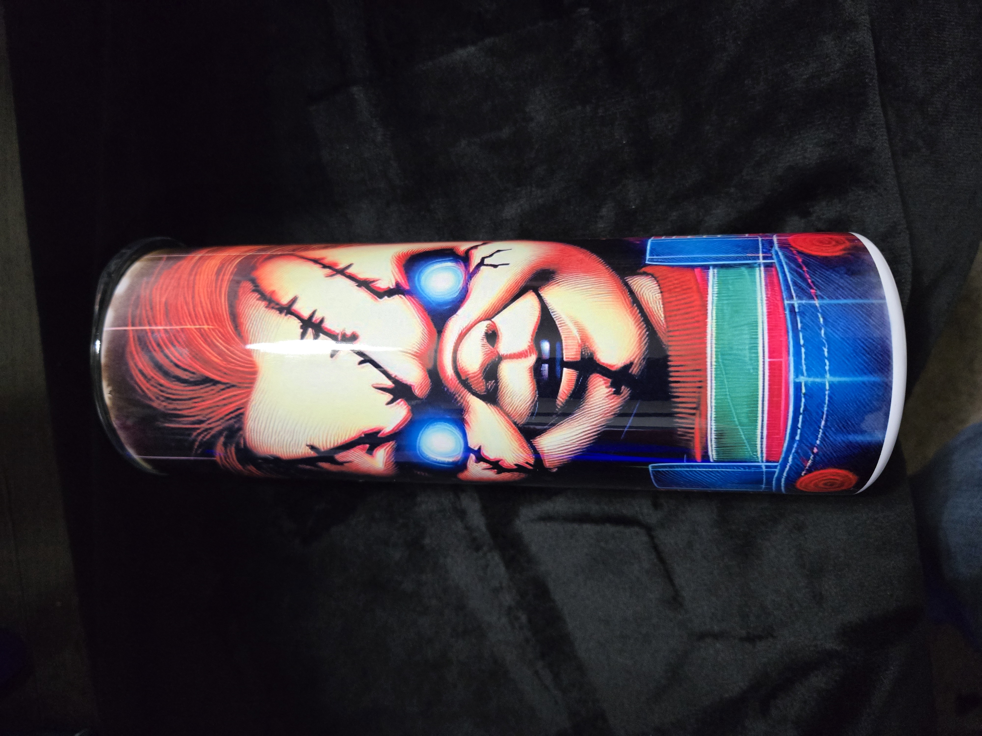 Horror-Themed Insulated Tumbler