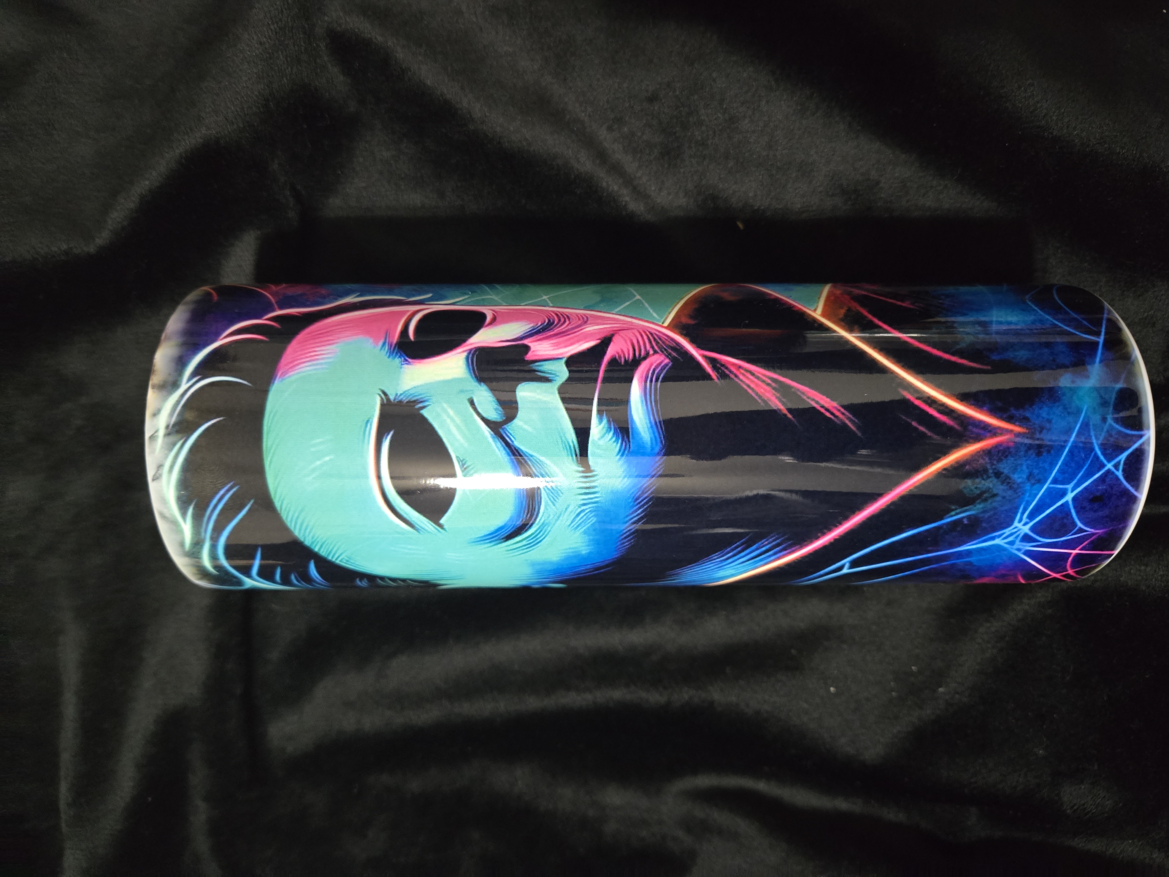 Neon Skull Tumbler
