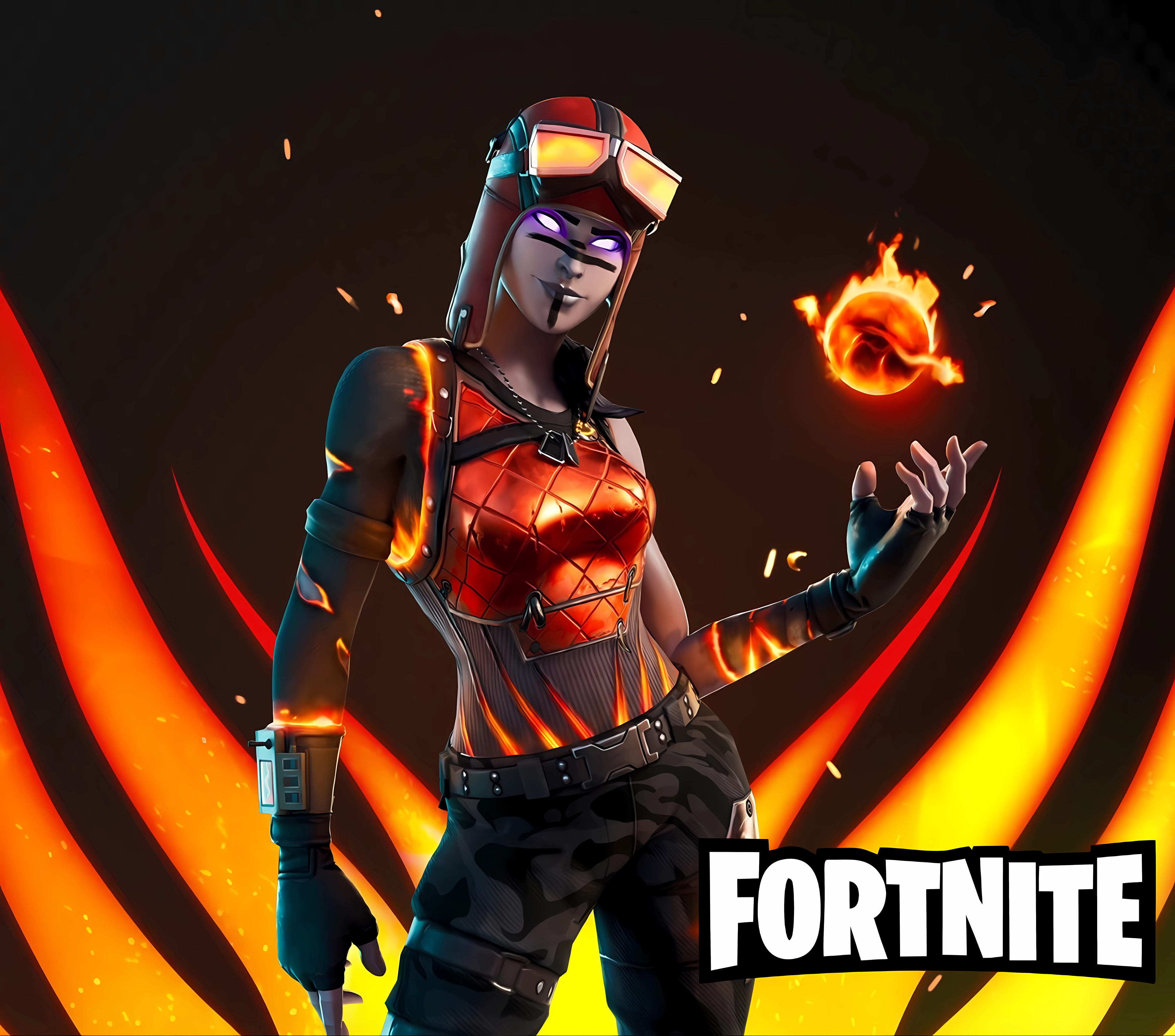 Fortnite Flame Character Poster
