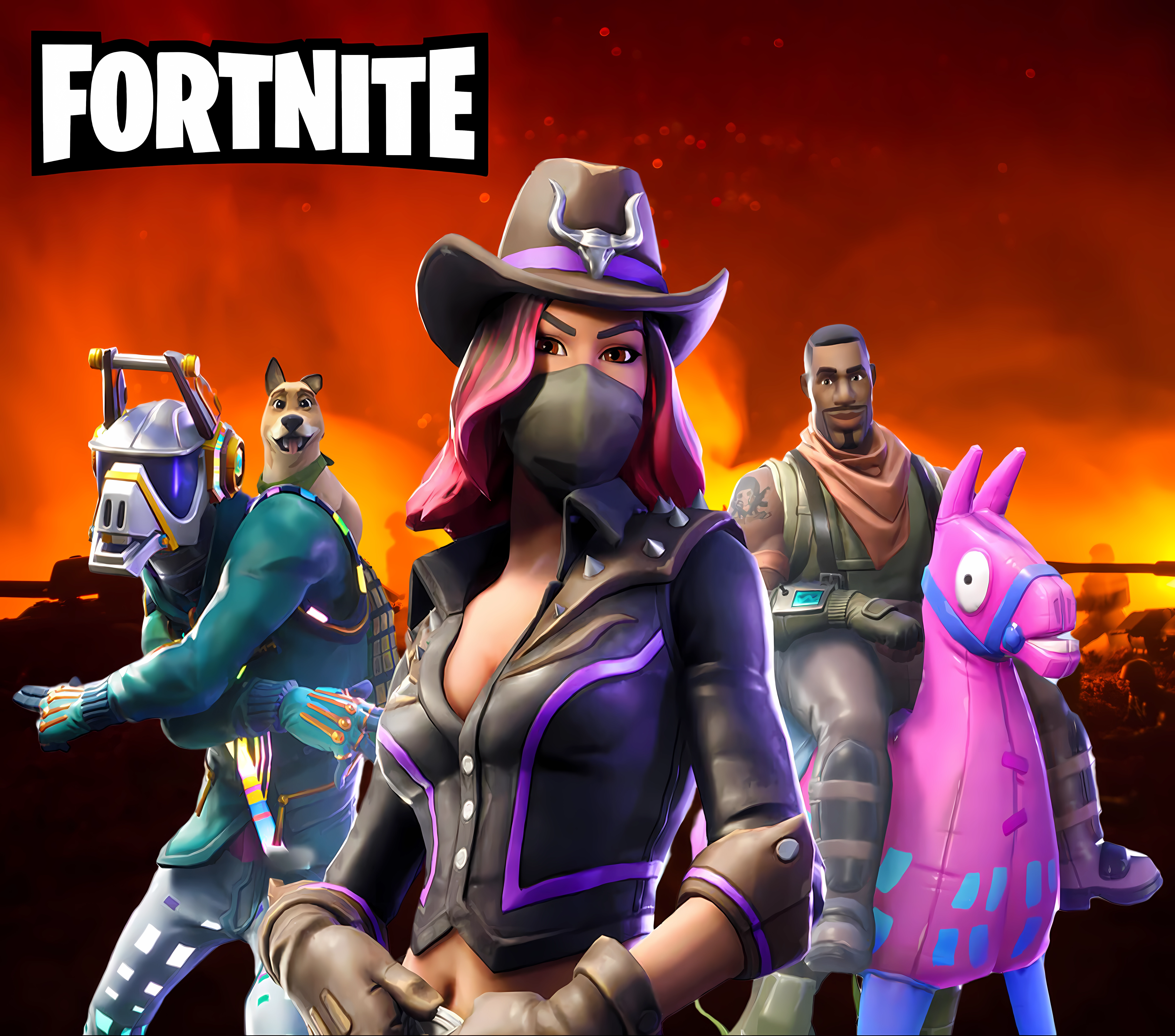 Fortnite Characters Poster