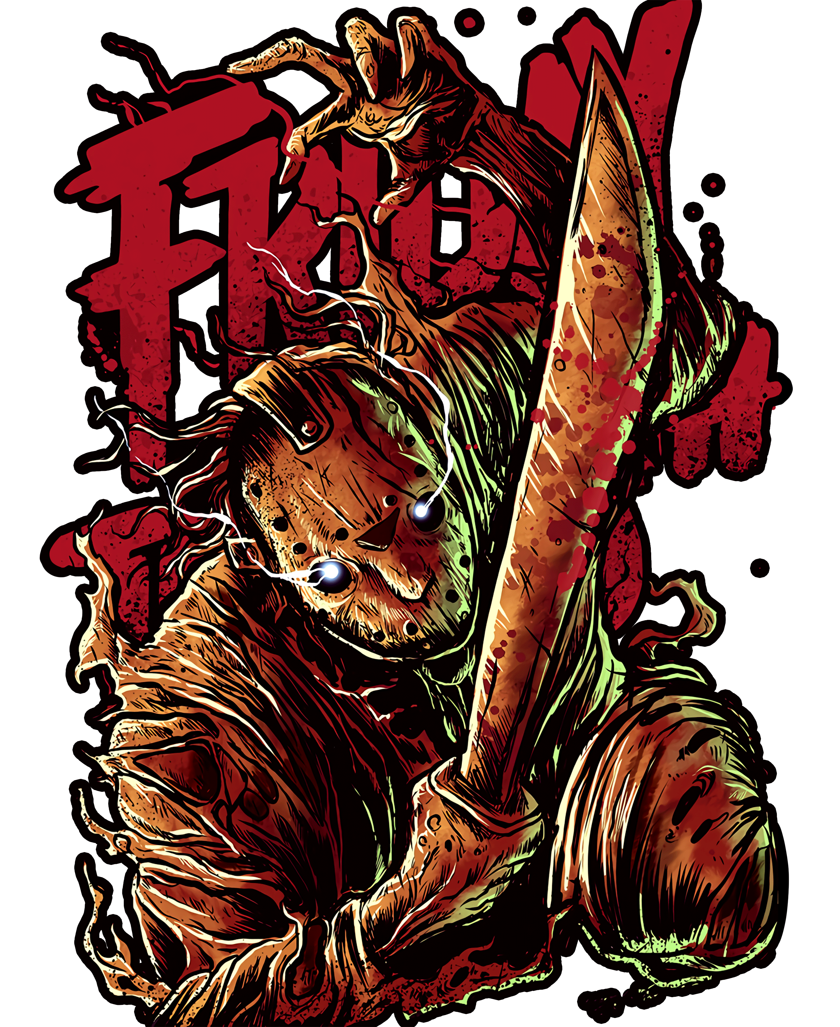 Horror-themed Graphic T-Shirt
