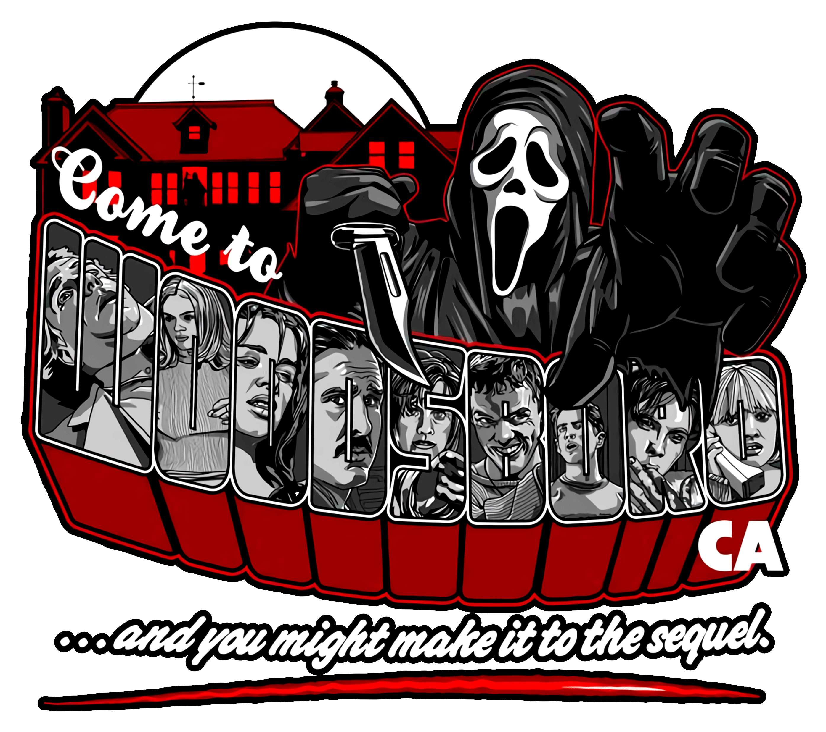 Horror Movie Themed T-Shirt