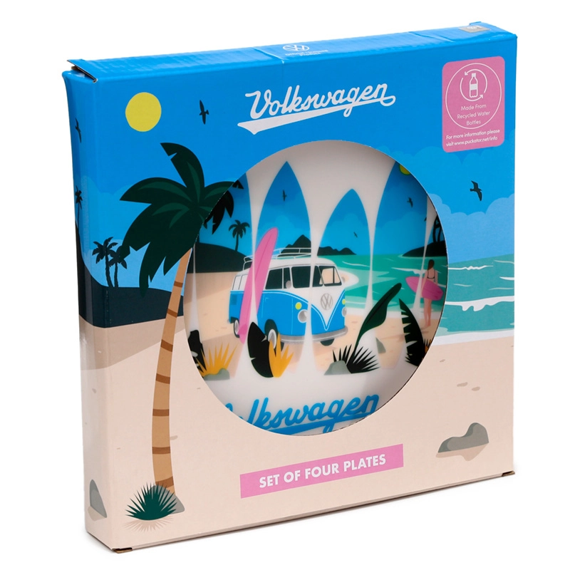 4 Assiettes Surf