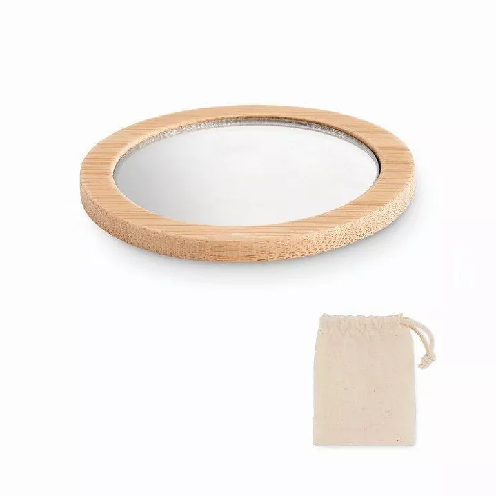 Miroir de Poche Bambou