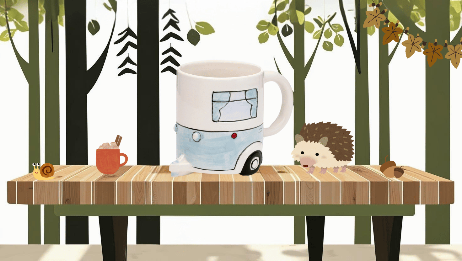 Mug Caravane Bleue