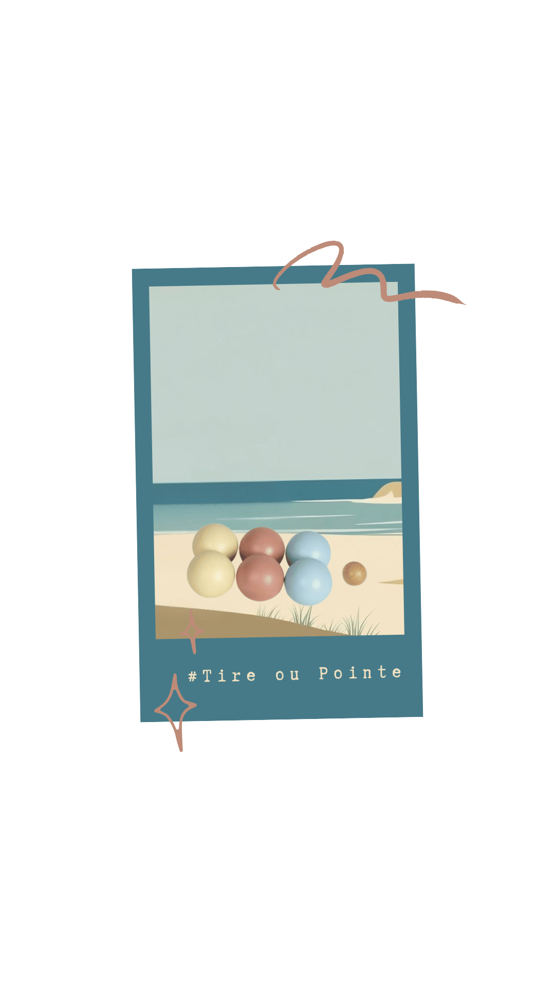Pétanque colorée