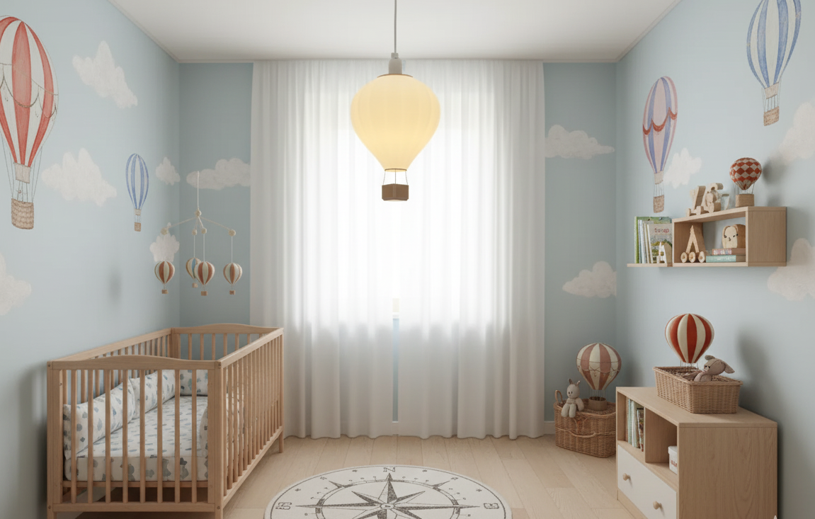 Lampara Globo aerostático