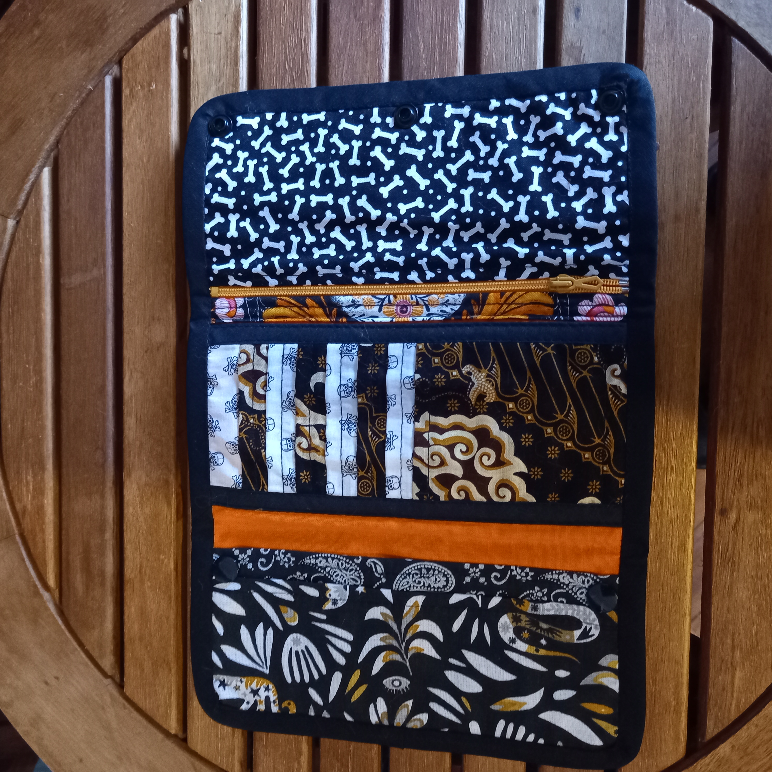 Porte-feuilles Witchy orange