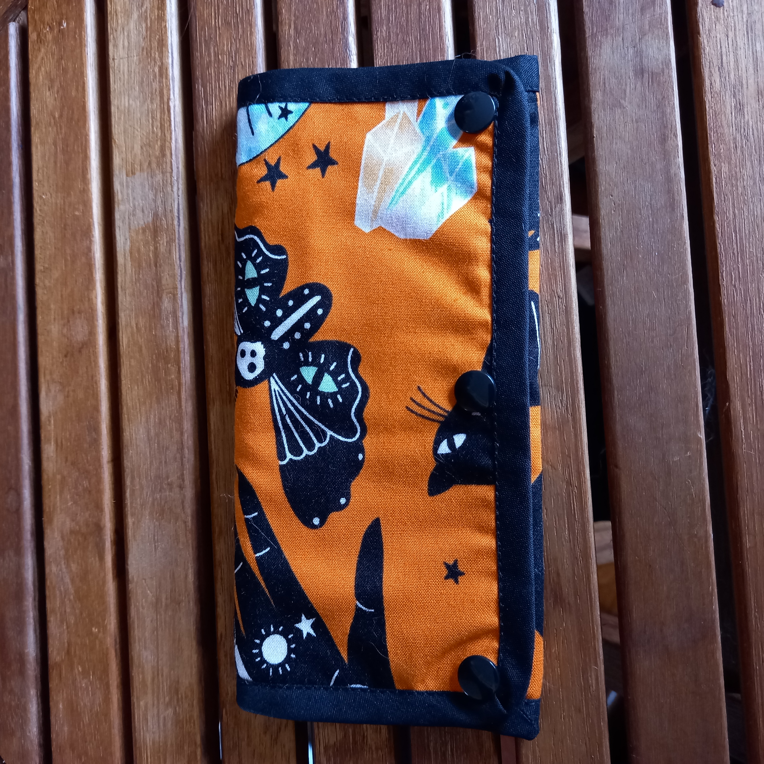 Porte-feuilles Witchy orange