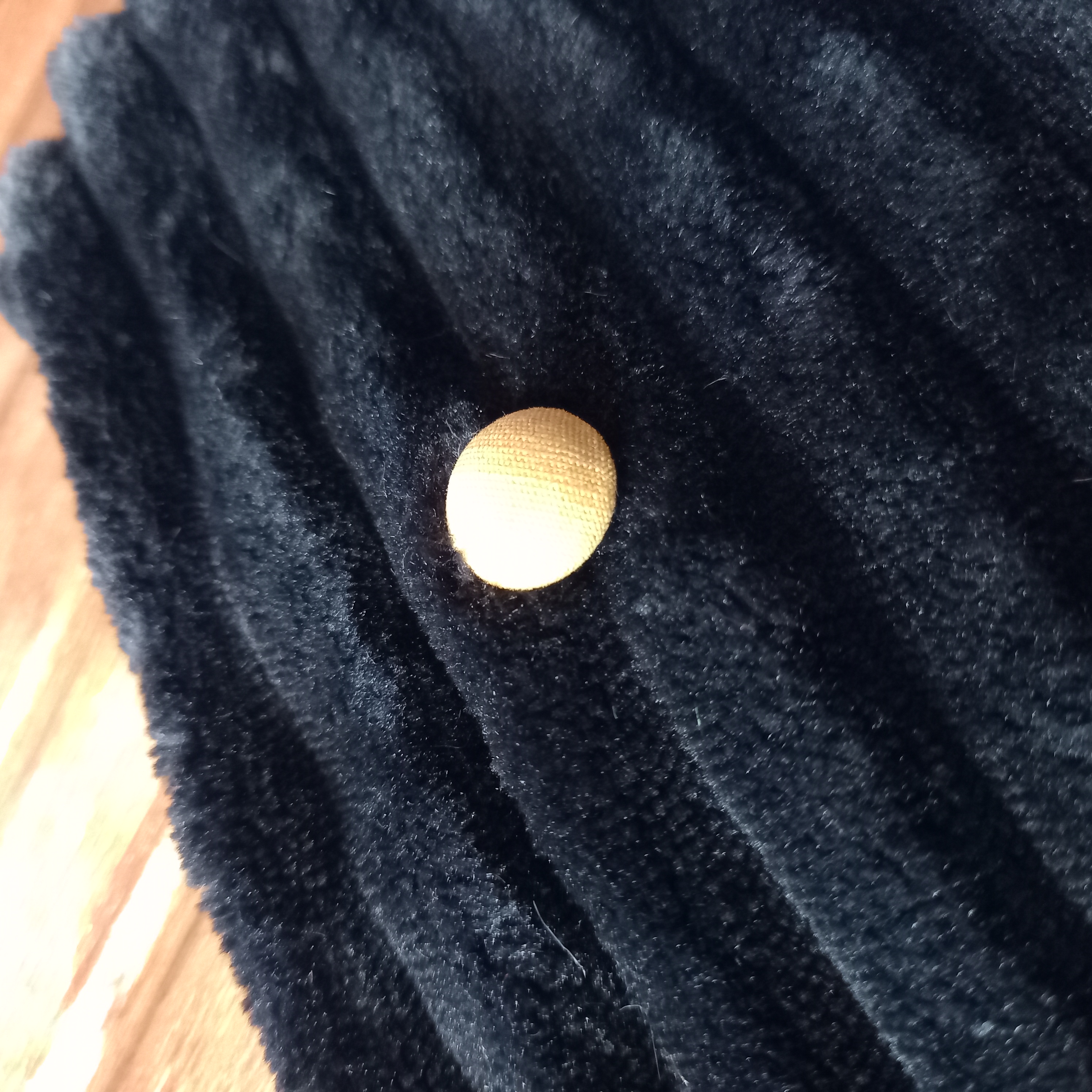 Mitaines fleuries rayées 