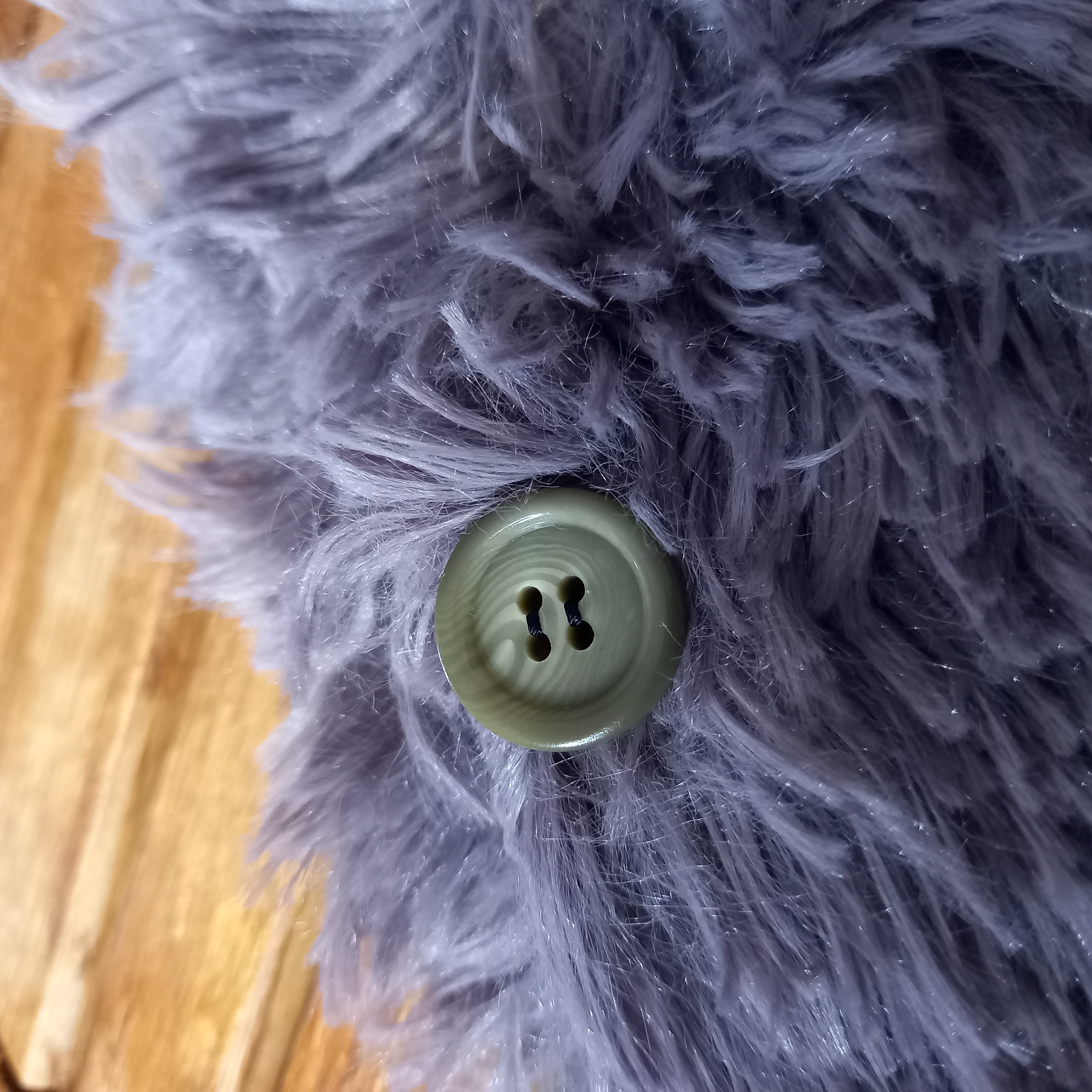 Mitaines fleuri parme/gris 