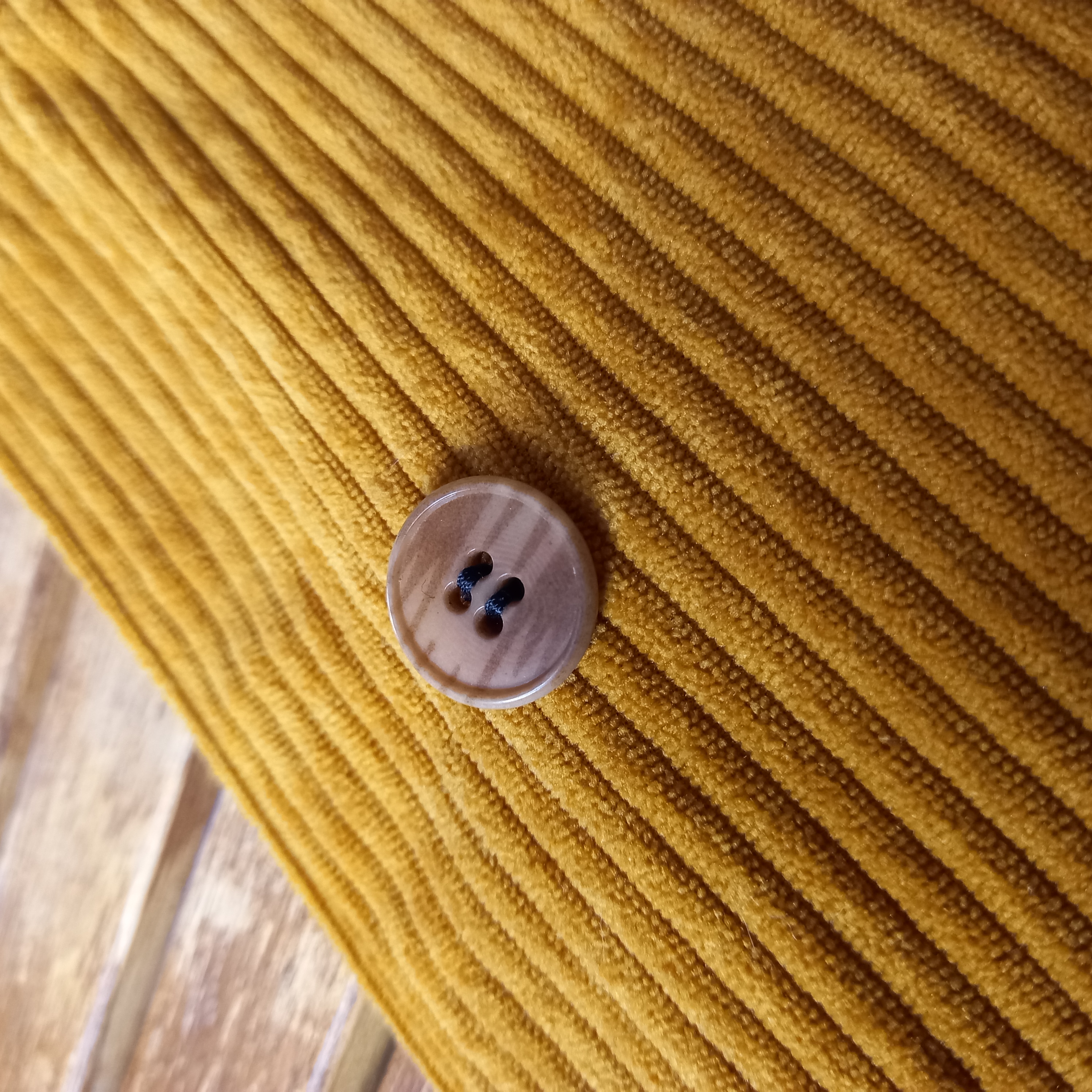 Mitaines fleuri rayé et jaune