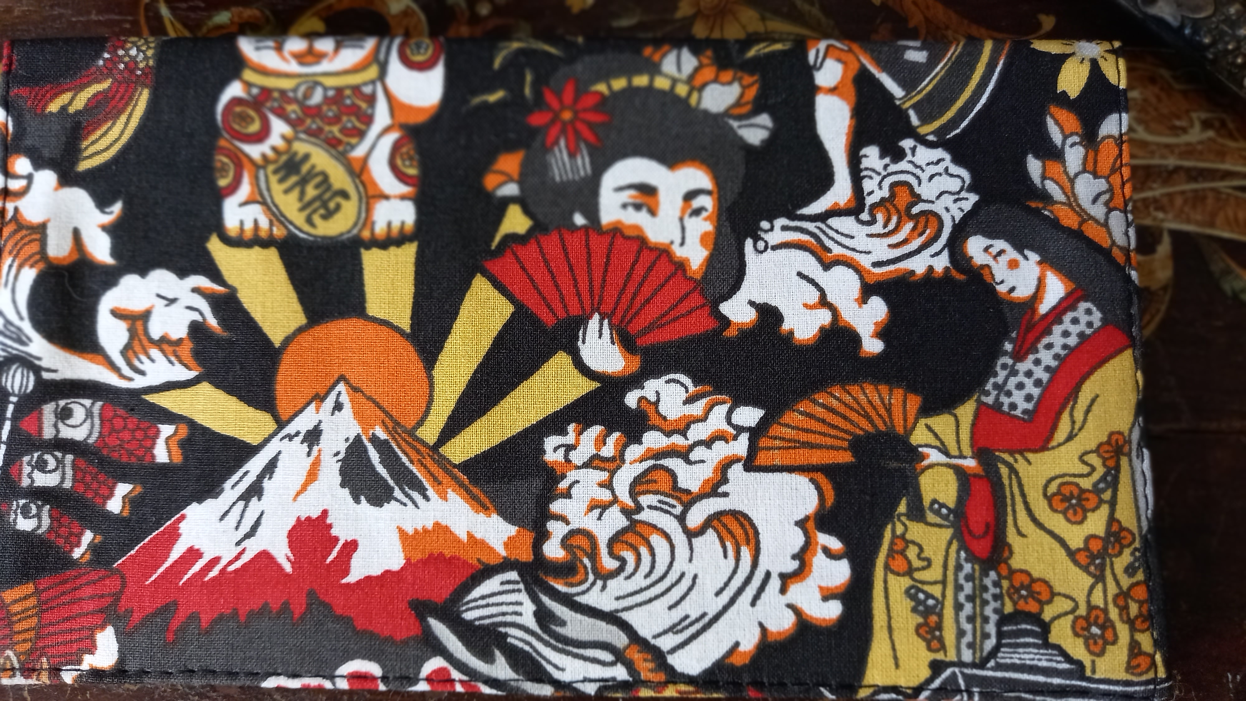 Porte chéquier asia vibes