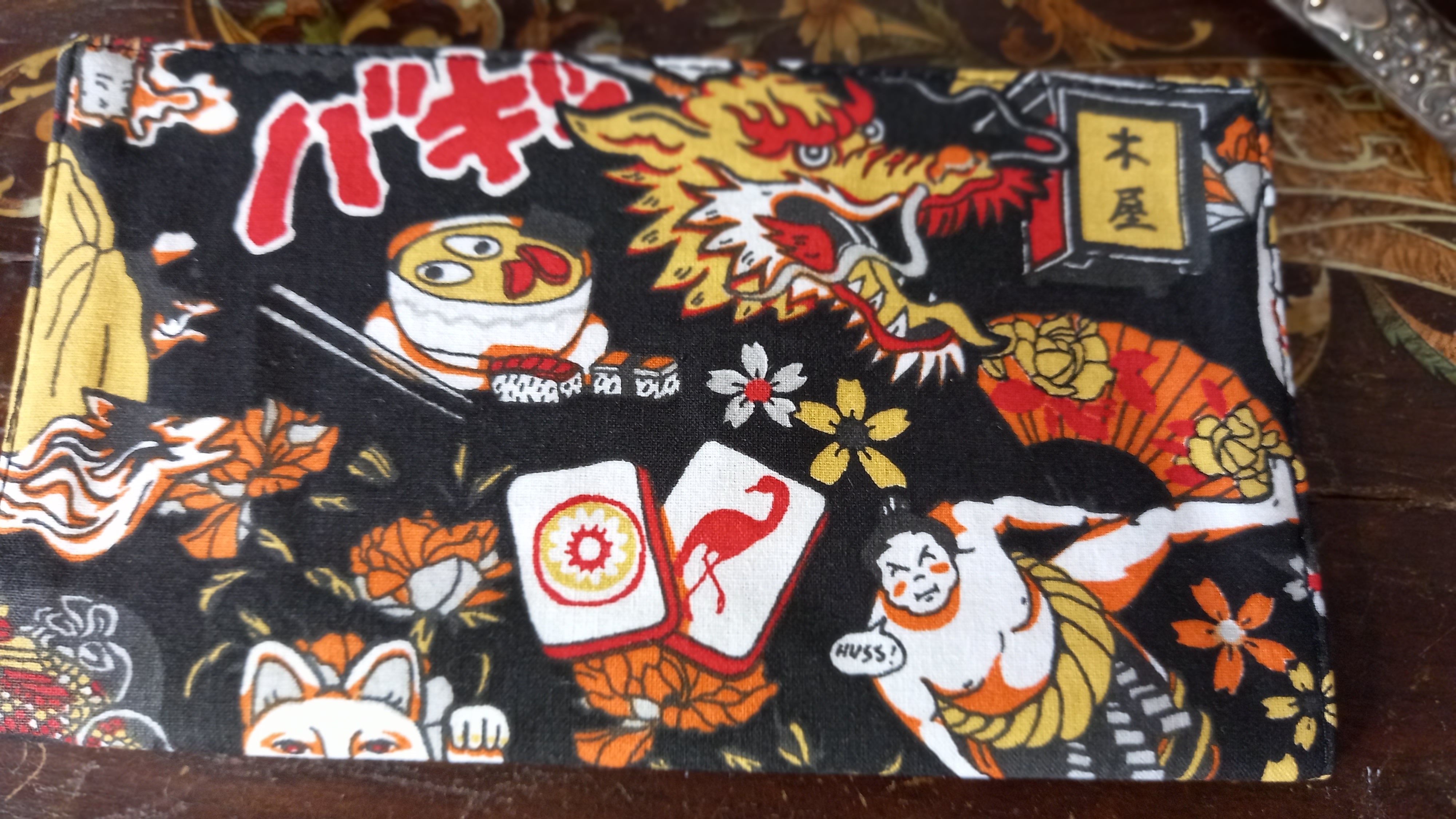 Porte chéquier asia vibes