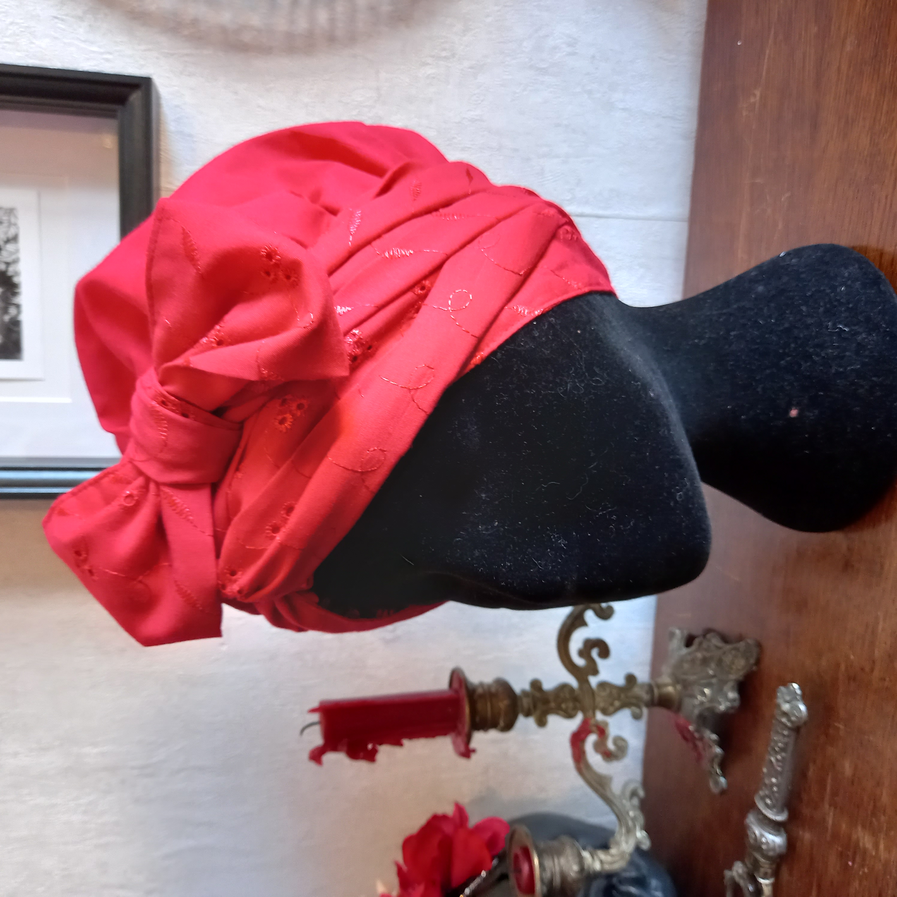 Turban rouge