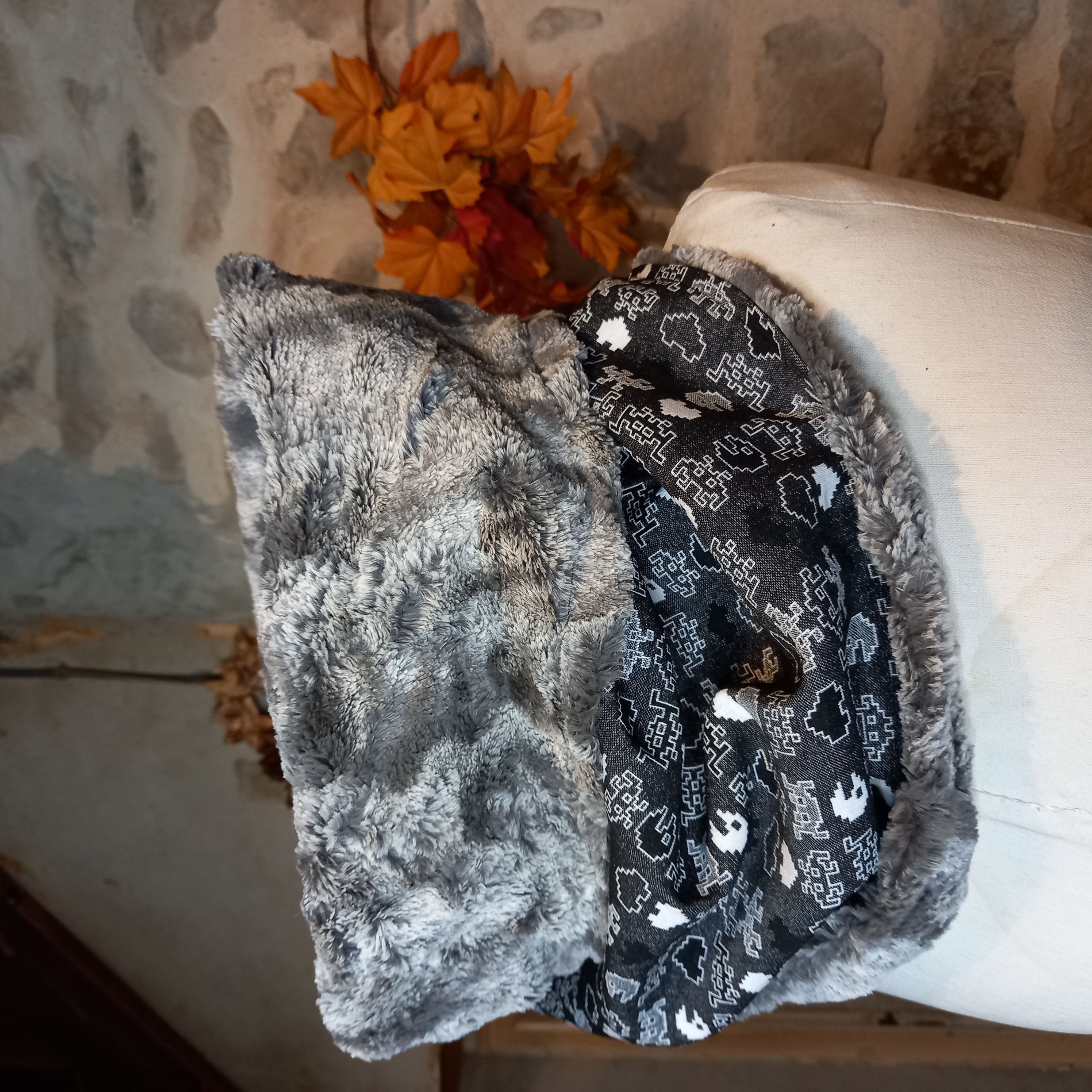 Mega snood capuche pac-man